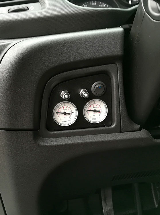 Panely kompresory přípojky